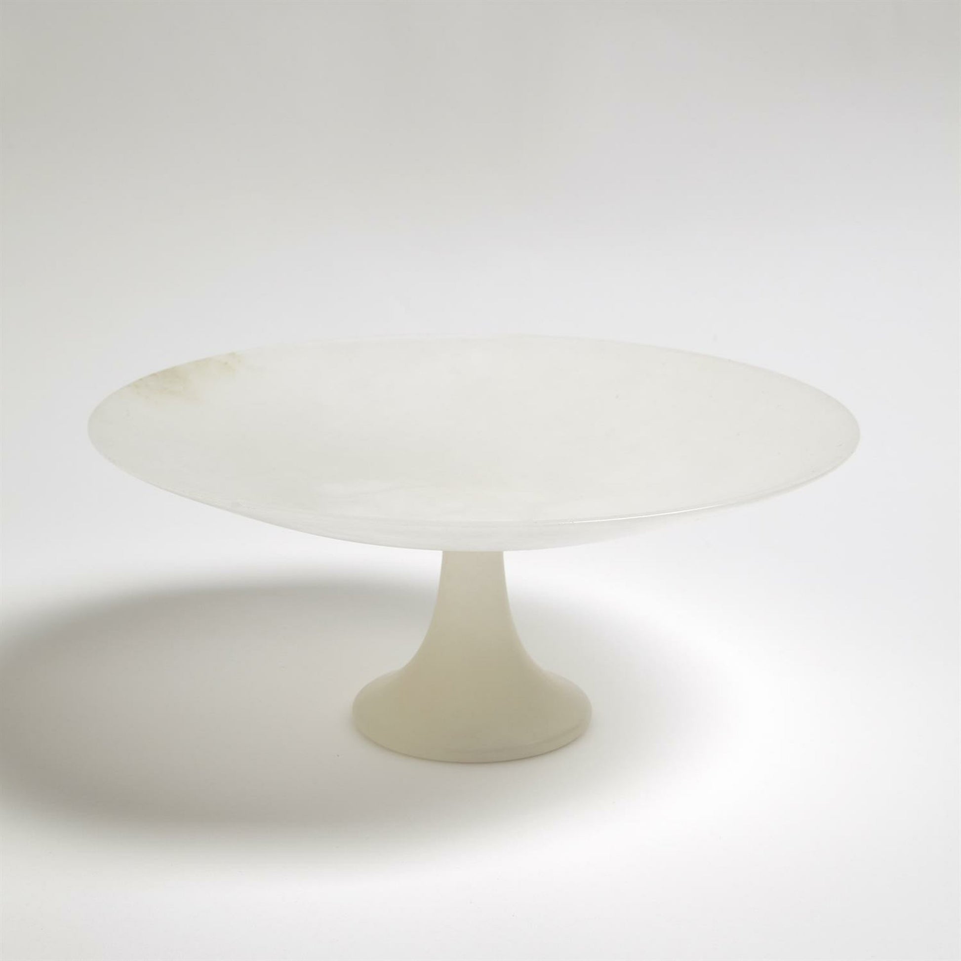 Alabaster Compote by Global Views. Made from alabaster in a modern style.