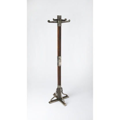 Industrial Chic Coat Rack by Butler Specialty Company in multi-color and industrial chic. Made from iron, mango wood solids in a modern style.