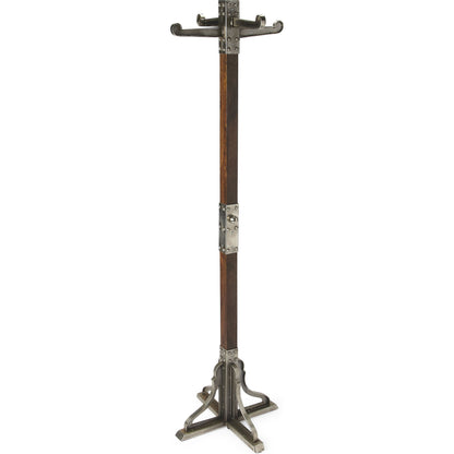 Industrial Chic Coat Rack by Butler Specialty Company in multi-color and industrial chic. Made from iron, mango wood solids in a modern style.