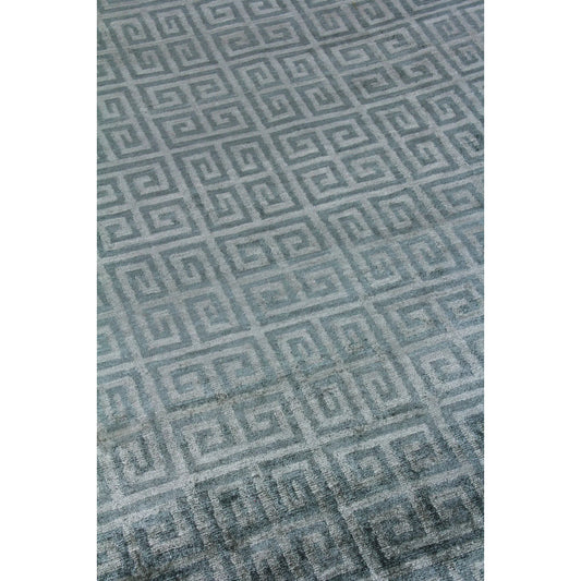 Metro Velvet 3569 Rug by Exquisite Rugs in light blue. Made from wool, viscose in a unique style.