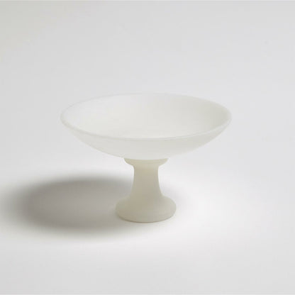Alabaster Compote by Global Views. Made from alabaster in a modern style.