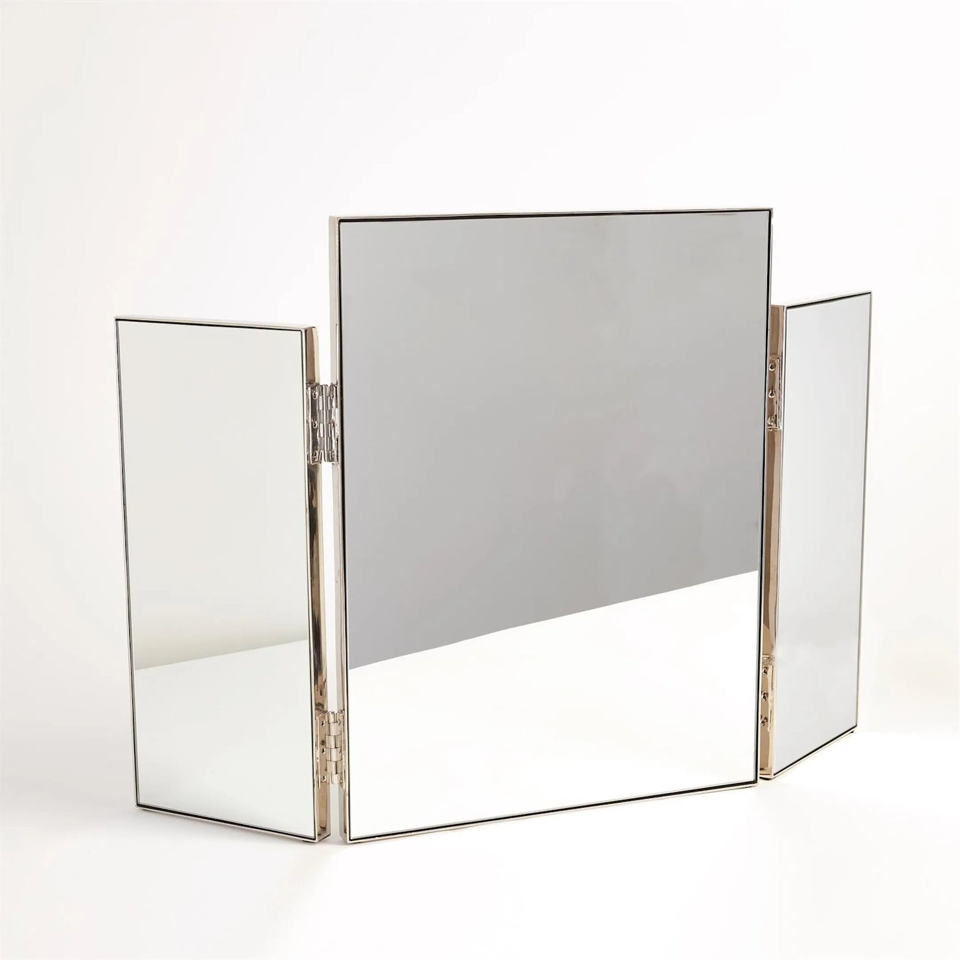 Tri Fold Vanity Mirror by Global Views. Made from unique in a transitional style.