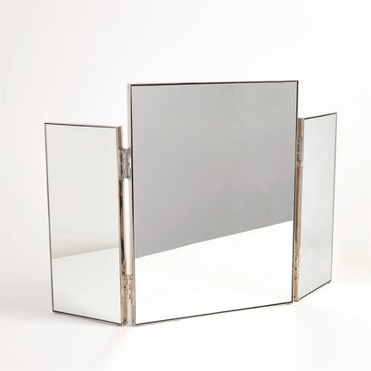 Tri Fold Vanity Mirror by Global Views. Made from unique in a transitional style.
