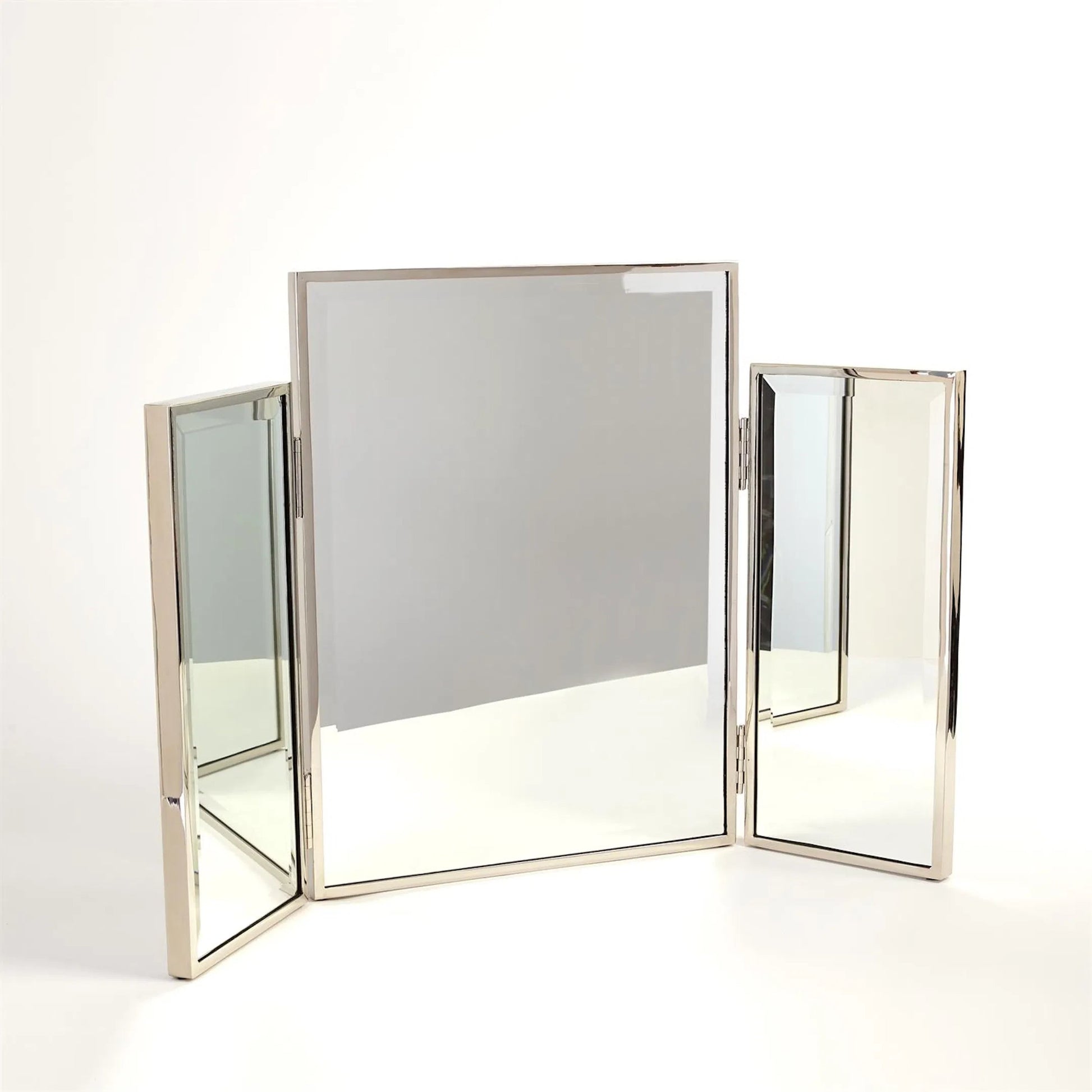 Tri Fold Vanity Mirror by Global Views. Made from unique in a transitional style.