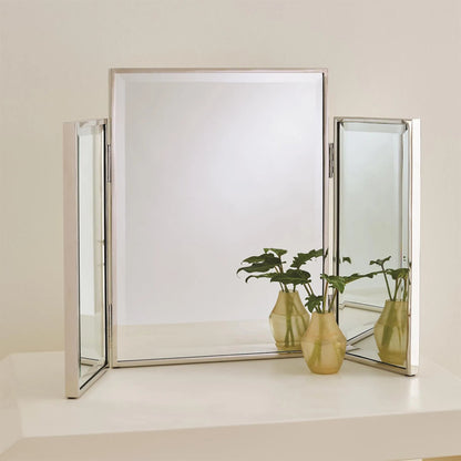 Tri Fold Vanity Mirror by Global Views. Made from unique in a transitional style.