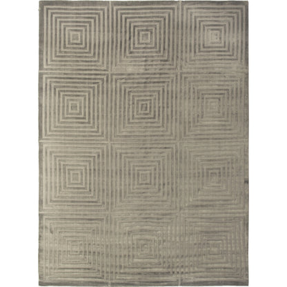 Dove Embossed Rug by Exquisite Rugs. Made from viscose in a unique style.