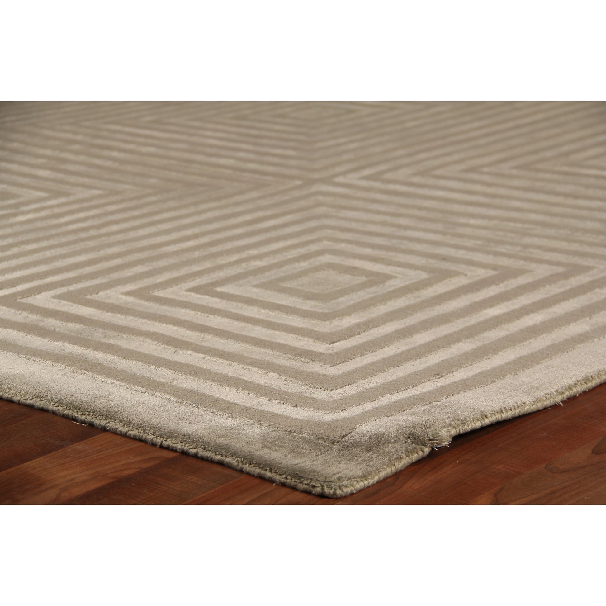 Dove Embossed Rug by Exquisite Rugs. Made from viscose in a unique style.