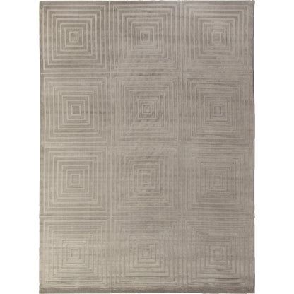 Dove Embossed Rug by Exquisite Rugs. Made from viscose in a unique style.