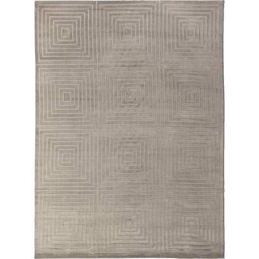 Dove Embossed Rug by Exquisite Rugs. Made from viscose in a unique style.