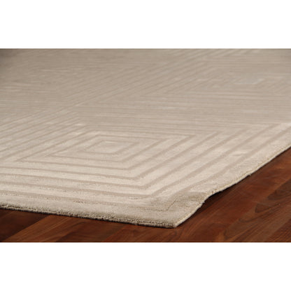 Dove Embossed Rug by Exquisite Rugs. Made from viscose in a unique style.
