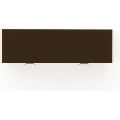 Counter Balance Dresser by Caracole in smoked bronze, cloud, brushed gold, chocolate koto. Made from metal in a modern style.