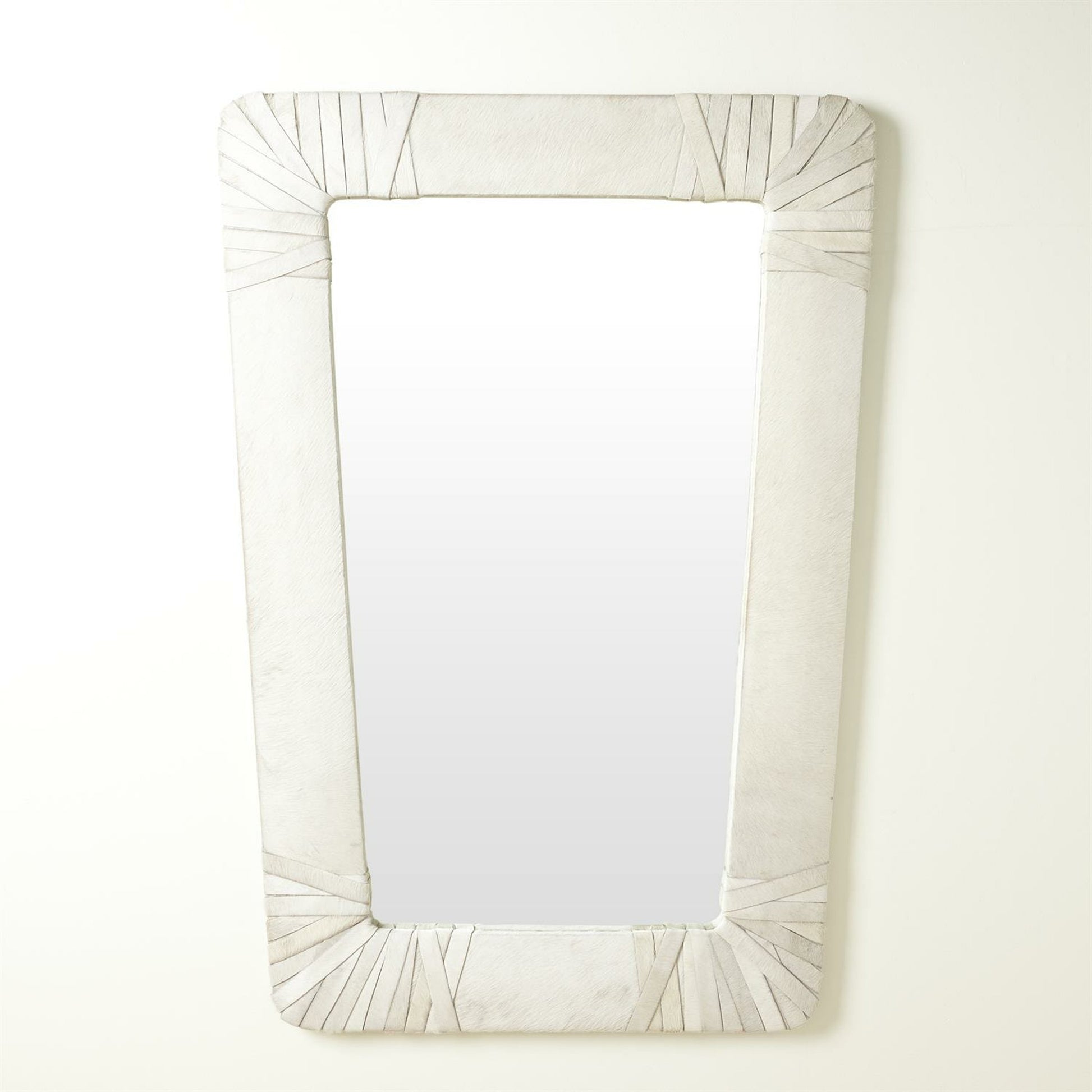 Gabriel Mirror by Global Views. Made from leather, mirror in a modern style.