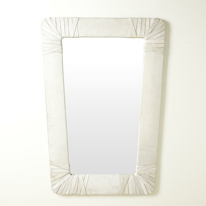 Gabriel Mirror by Global Views. Made from leather, mirror in a modern style.