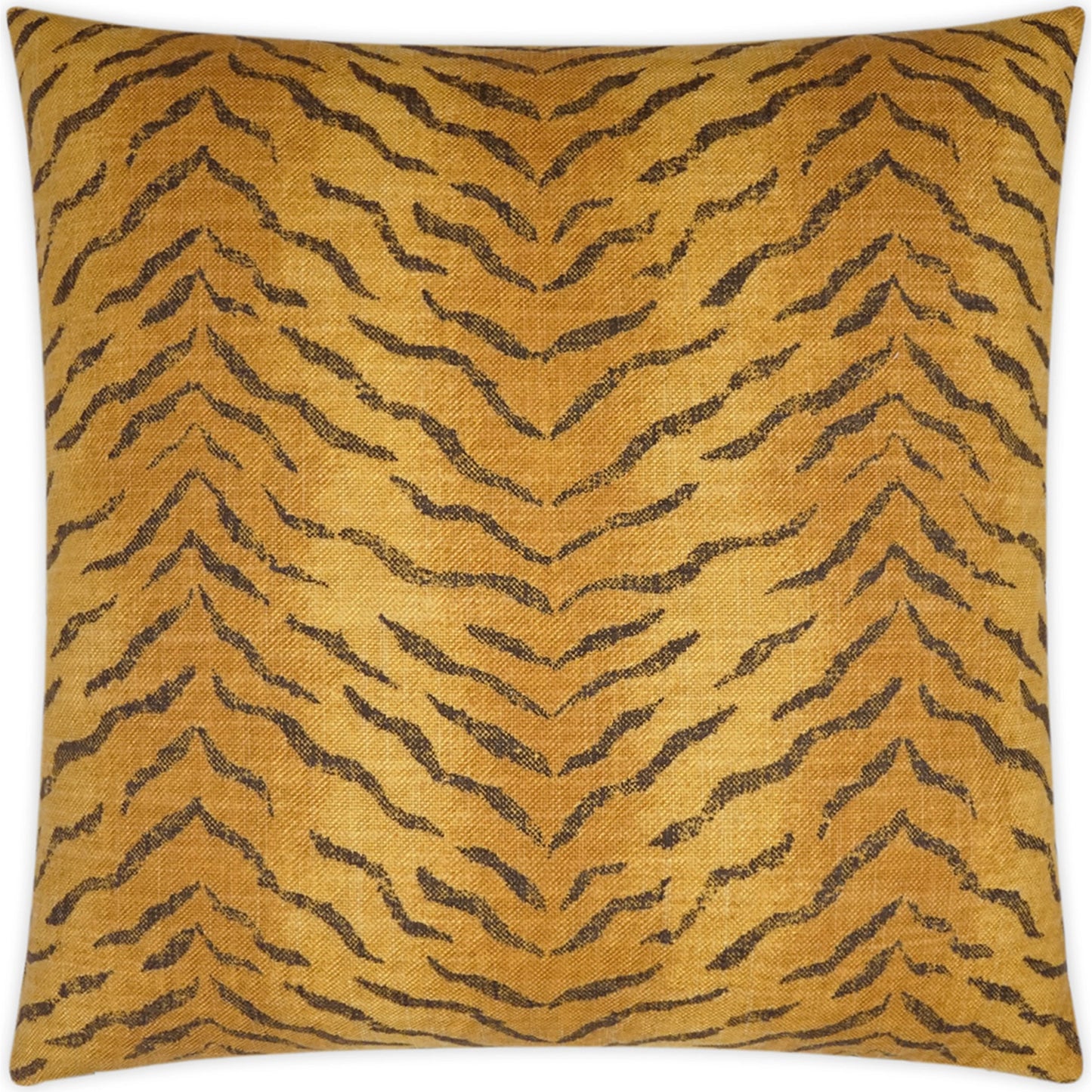 005 SI-2028583 | Primary Silo | Ruolan Throw Pillow by DV Kap Home in saffron. Made from 75% cotton, 25% linen in a modern style.