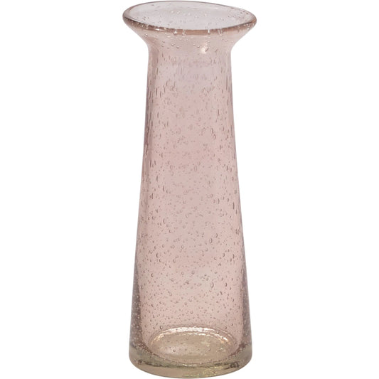 Crespi Budvase 2 (Set of 2) by Accent Decor in pink. Made from glass in a unique style.