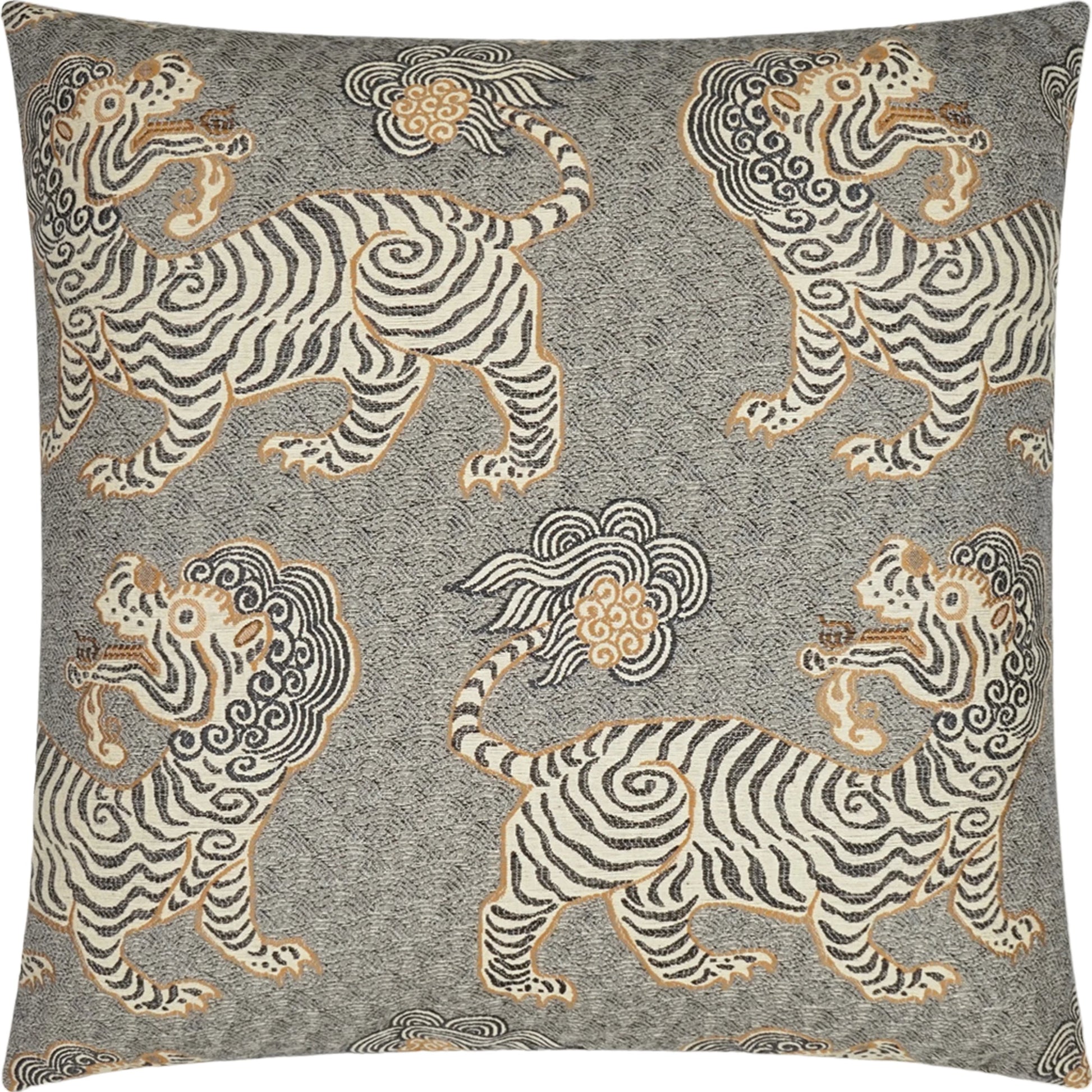 Kathmandu Pillow by DV Kap Home in porcelain. Made from 60% rayon, 40% cotton in a eclectic & global style.
