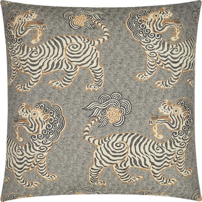 Kathmandu Pillow by DV Kap Home in porcelain. Made from 60% rayon, 40% cotton in a eclectic & global style.