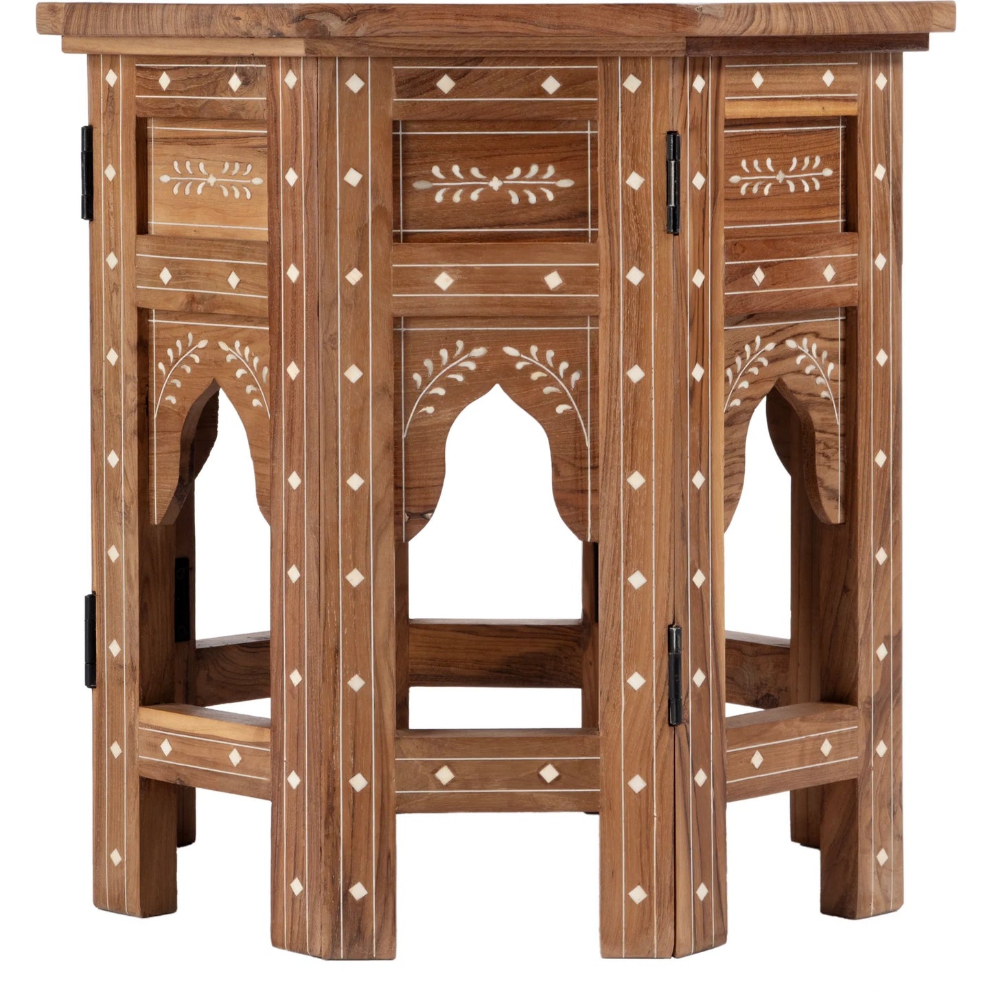 009 O-BUTLER-3596338 | Additional Silo | Wood & Bone Inlay Accent Table by Butler Specialty Company in medium brown and wood & bone inlay. Made from wood, bone inlay in a modern style.