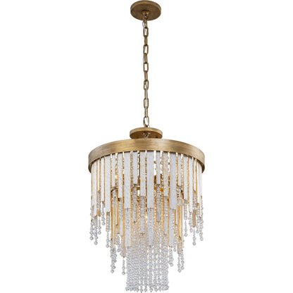 Lafayette Chandelier by Varaluz in havana gold. Made from unique in a traditional style.