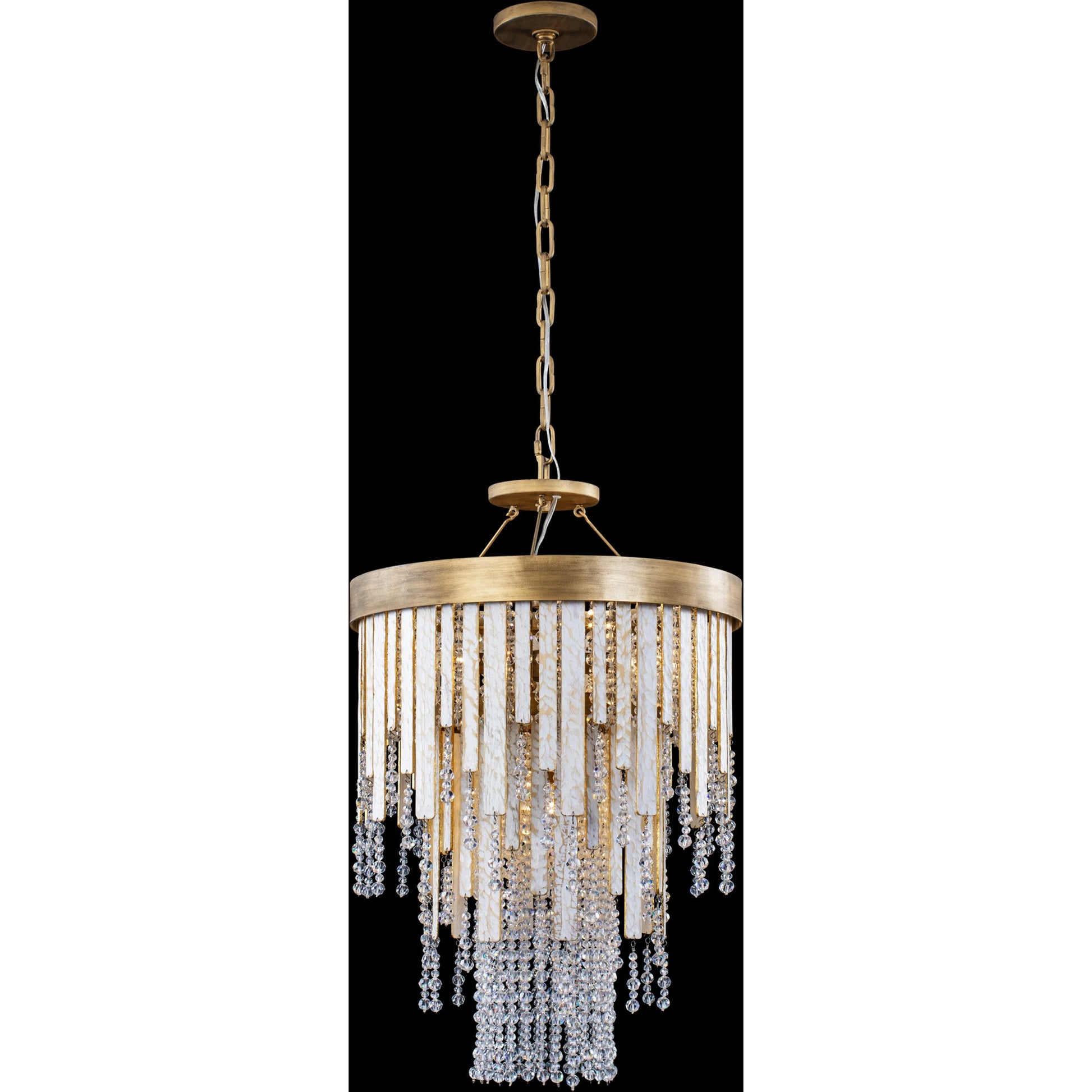 Lafayette Chandelier by Varaluz in havana gold. Made from unique in a traditional style.