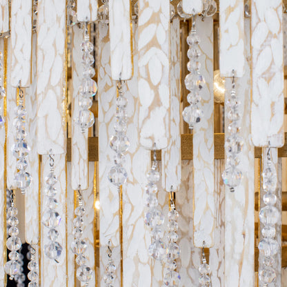 Lafayette Chandelier by Varaluz in havana gold. Made from unique in a traditional style.