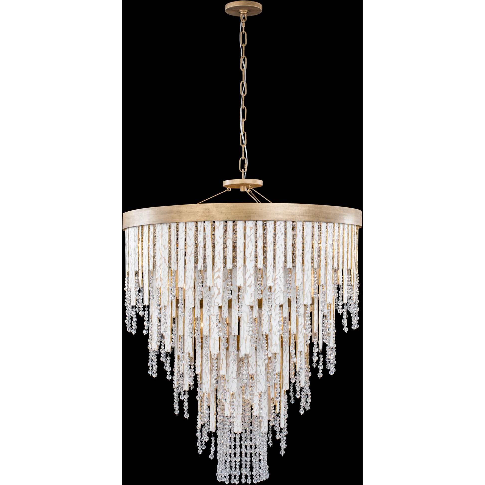 Lafayette Chandelier by Varaluz in havana gold. Made from unique in a traditional style.