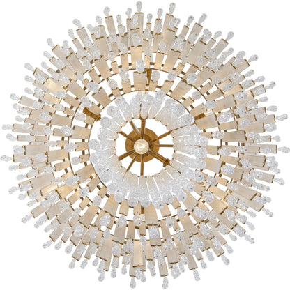 Lafayette Chandelier by Varaluz in havana gold. Made from unique in a traditional style.