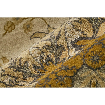 Vivendi Premium Wool Rug - 6402F by Feizy in ivory, gold. Made from wool in a unique style.