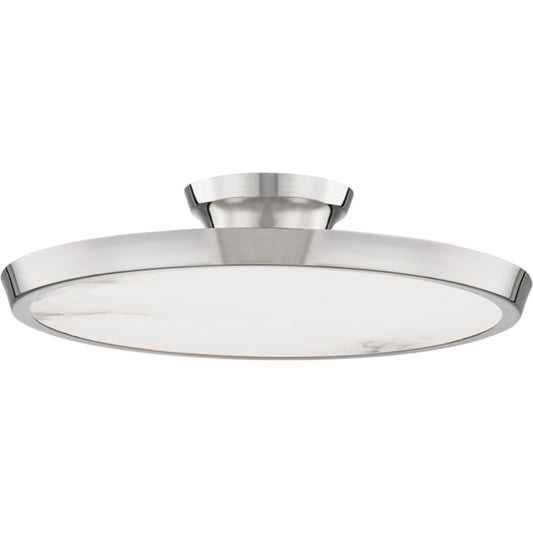 Draper Flush Mount by Hudson Valley. Made from brass in a transitional style.