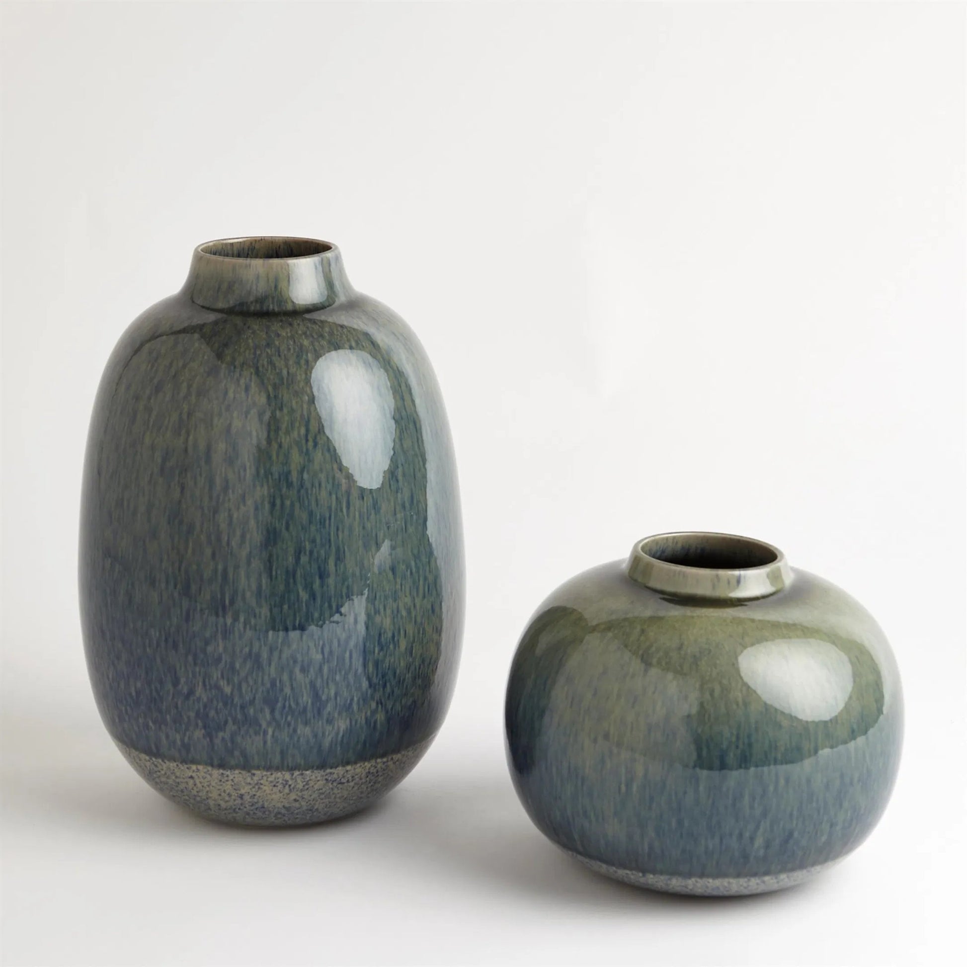Tidal Vase by Global Views. Made from earthenware in a transitional style.