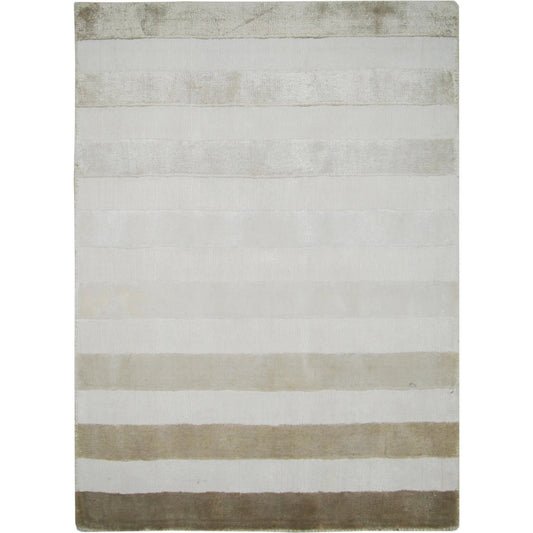 Rugby 3608 Rug by Exquisite Rugs in beige. Made from viscose in a unique style.