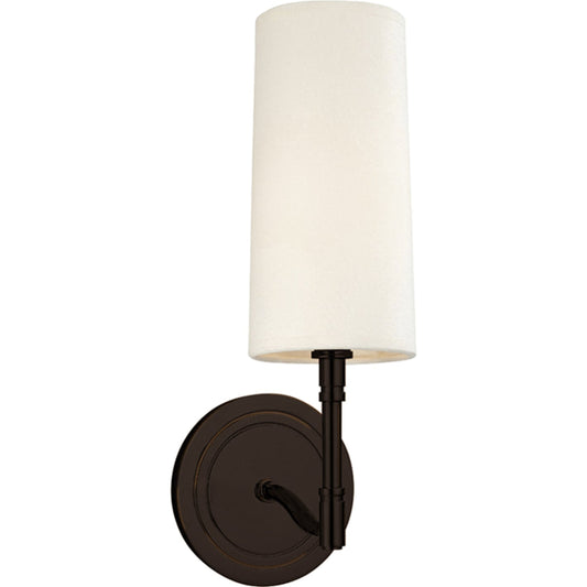 Dillon Wall Sconce by Hudson Valley. Made from brass in a transitional style.