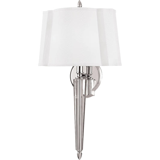 Oyster Bay Wall Sconce by Hudson Valley. Made from brass in a transitional style.