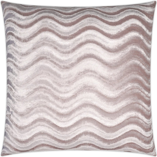 Flat Bush Pillow by DV Kap Home in blush. Made from 100% polyester in a modern style.