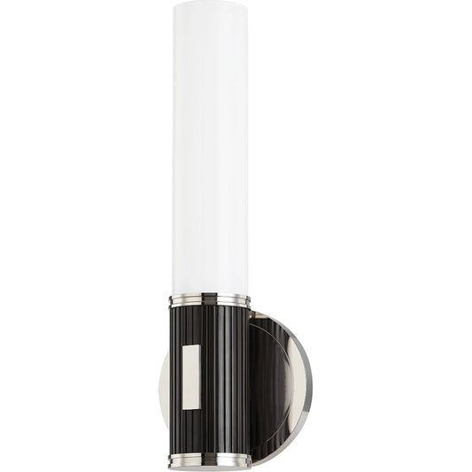 Crewe 1 Light Sconce by Hudson Valley. Made from steel in a modern style.