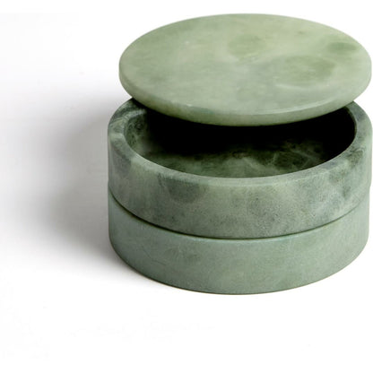 Alabaster Swivel Box by Global Views. Made from alabaster in a transitional style.