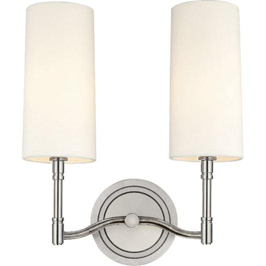 Dillon Wall Sconce by Hudson Valley. Made from brass in a transitional style.