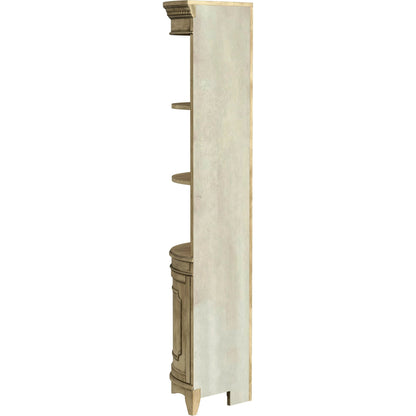 Dowling Corner Cabinet by Butler Specialty Company in beige and antique beige. Made from poplar solids, mdf, cherry veneer in a cottage & farmhouse style.