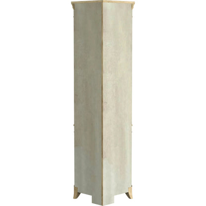 Dowling Corner Cabinet by Butler Specialty Company in beige and antique beige. Made from poplar solids, mdf, cherry veneer in a cottage & farmhouse style.