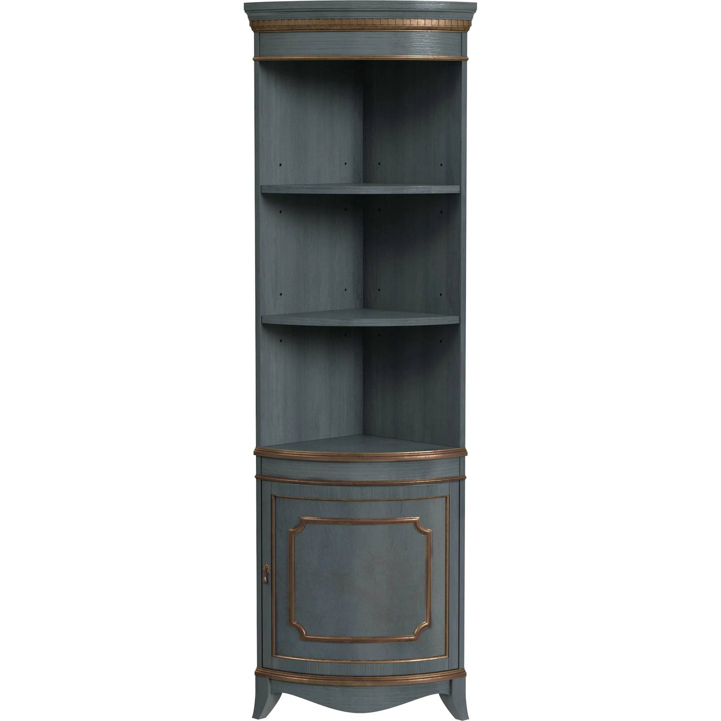 002 SI-2458691 | Primary Silo | Dowling Corner Cabinet by Butler Specialty Company. Made from poplar wood, mdf, cherry veneer in a unique style.