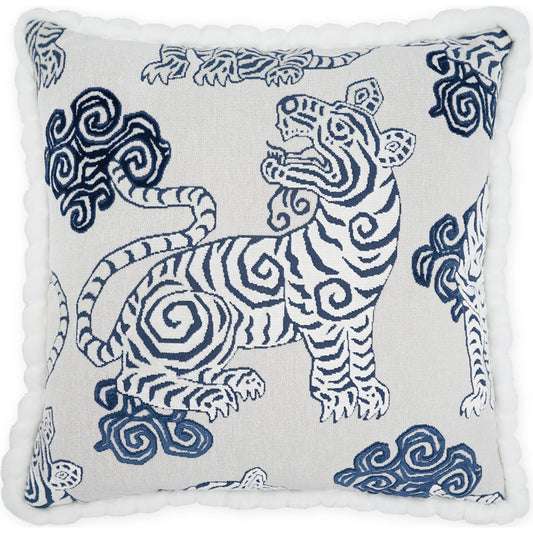 Akbar Pillow by DV Kap Home. Made from 59% viscose, 23% cotton, 18% polyester in a eclectic & global style.