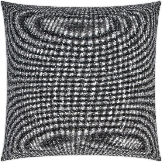 Zealand Throw Pillow by DV Kap Home in black. Made from 96% polypropylene, 4% polyester in a modern style.