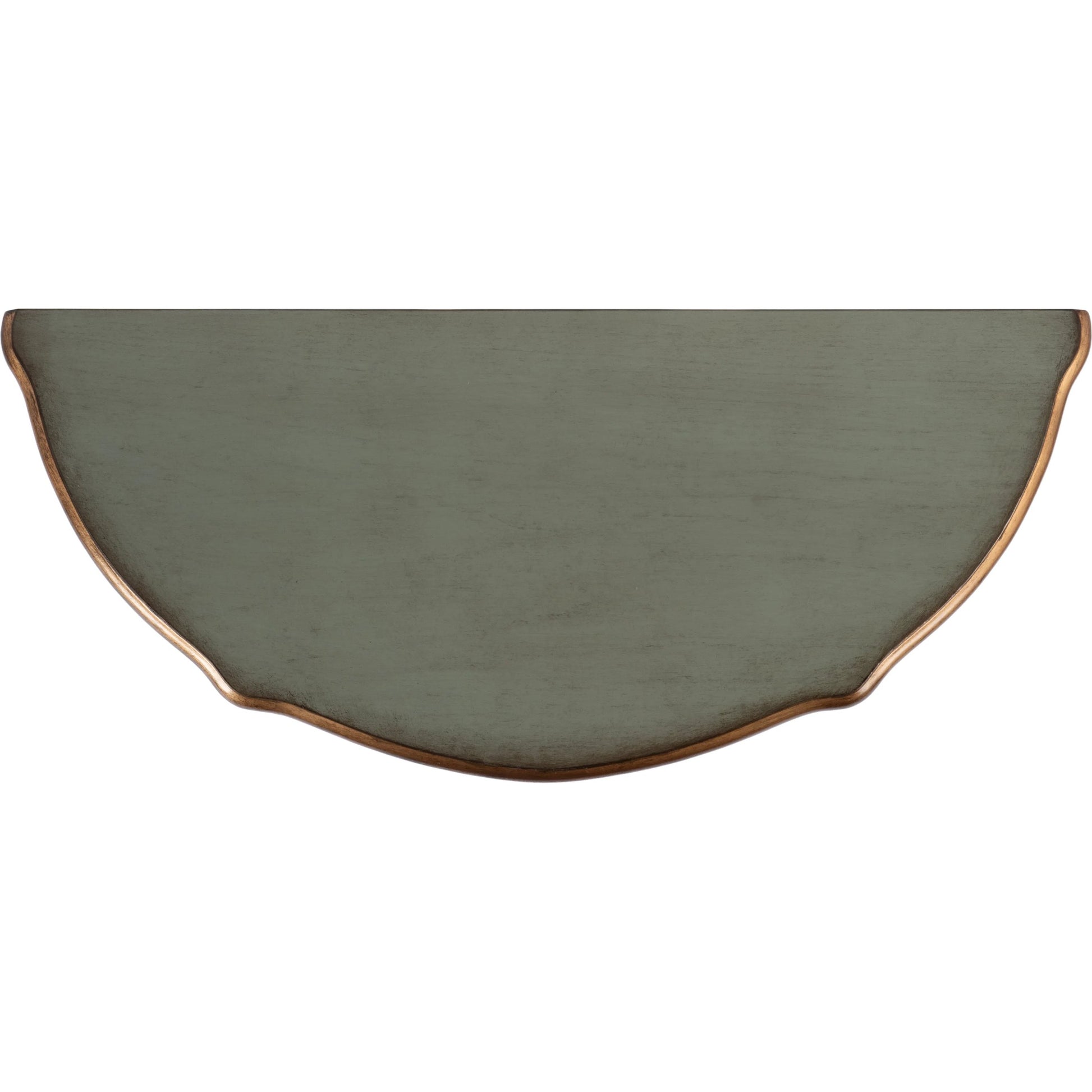 Skilling Demilune Console Table by Butler Specialty Company in olive ash. Made from unique in a traditional style.