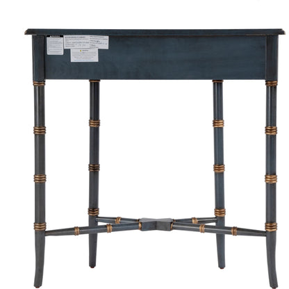 Skilling Demilune Console Table by Butler Specialty Company in olive ash. Made from unique in a traditional style.