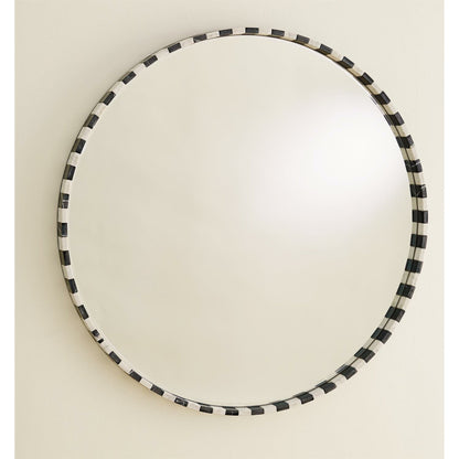 Black and White Marble Mirror by Global Views in black and white. Made from unique in a eclectic & global style.