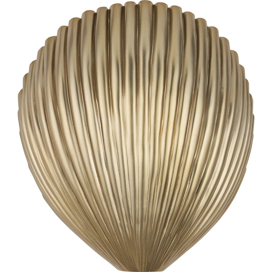 Alexine Wall Sconce by Currey and Company in antique brass. Made from brass, iron in a unique style.