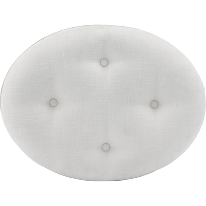 Garbo Mirrored Vanity Stool by Butler Specialty Company in silver and mirror. Made from rubberwood solids, mdf, cotton, urethane foam, antique mirrored glass in a traditional style.