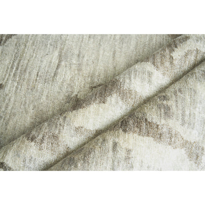 Antique'd Pattern Silk Rug by Exquisite Rugs. Made from bamboo silk in a unique style.