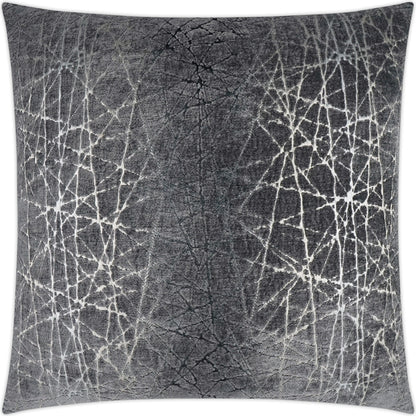 Questa Throw Pillow by DV Kap Home in caviar. Made from 51% viscose, 38% polyester, 11% cotton in a modern style.