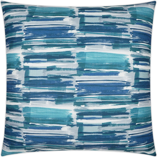 Bellamy Pillow by DV Kap Home in turquoise. Made from 100% polyester in a modern style.
